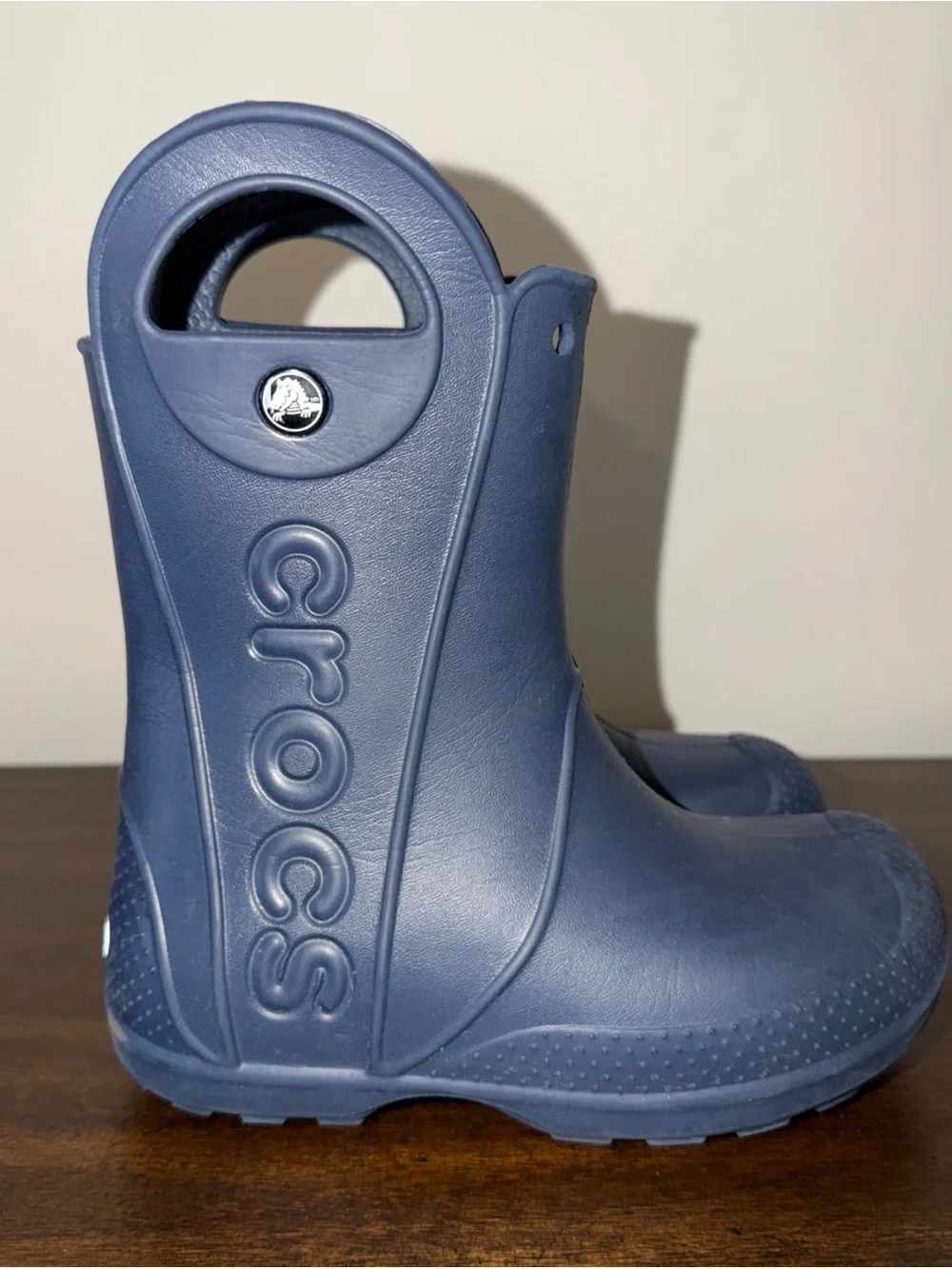 Crocs Children Toddler Handle It Rain Boots Navy Blue Size C12 Waterproof 12803